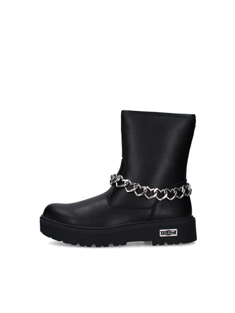 STIVALETTI TACCO BASSO T-450 BAMBINA NERO