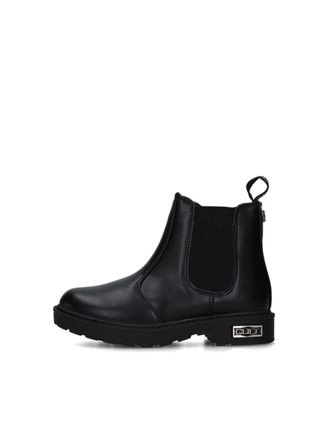 STIVALETTI TACCO BASSO T-394 BAMBINA NERO