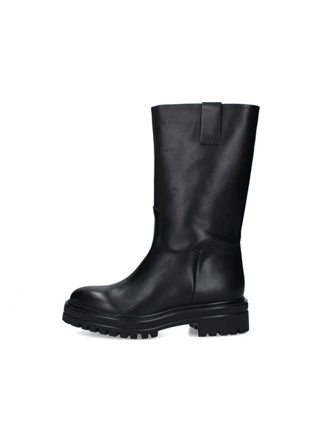 STIVALI TACCO BASSO 7843 DONNA NERO