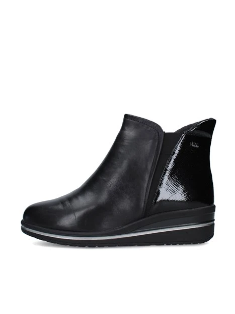 STIVALETTI TACCO BASSO VD254W DONNA NERO