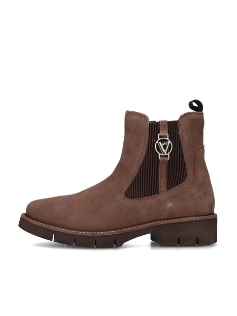 STIVALETTI TACCO BASSO 17182A DONNA TORTORA