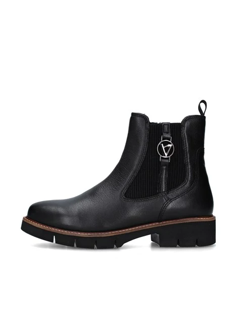 STIVALETTI TACCO BASSO 17182 DONNA NERO