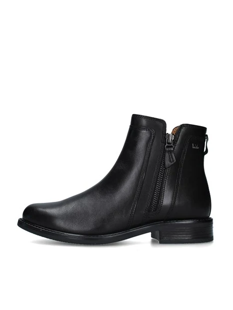 STIVALETTI TACCO BASSO 17103 DONNA NERO