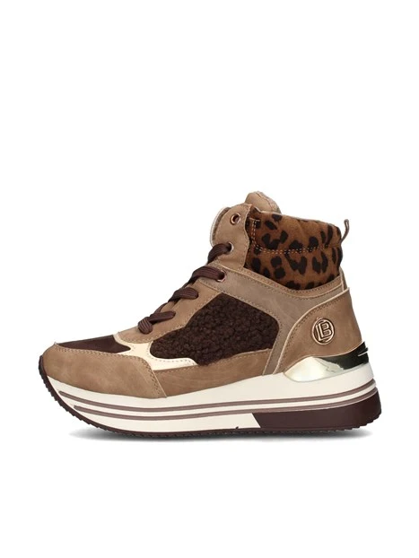 SNEAKERS BASSE 9256 DONNA MARRONE