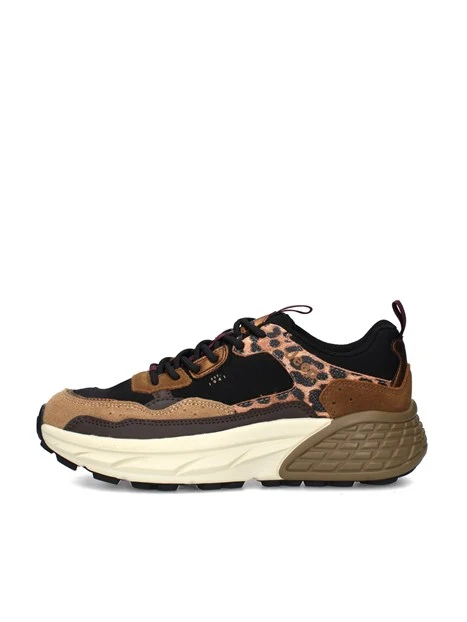 SNEAKERS BASSE GROOVE LEOPARD JL52523A DONNA BEIGE