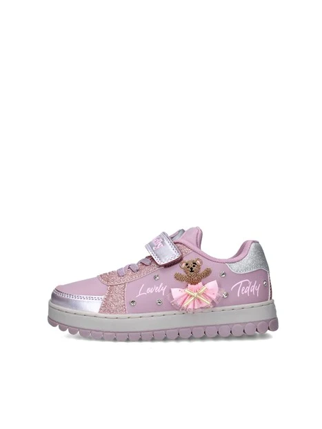 SNEAKERS BASSE MILLE STELLE BAMBINA ROSA