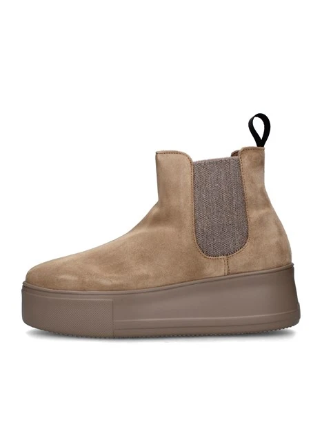 STIVALETTI TACCO ALTO 39A5 DONNA BEIGE