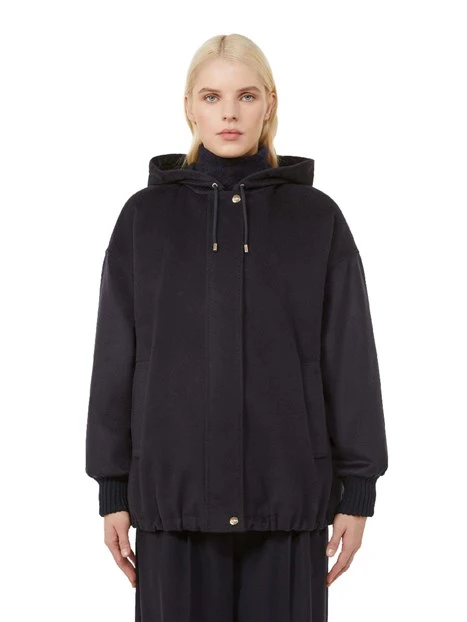 CAPPOTTO CORTO CON INTERNO TRAPUNTATO RIMOVIBILE DONNA BLU
