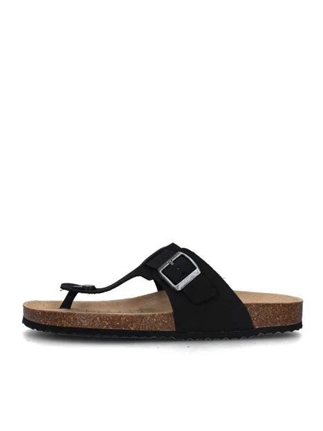 SANDALI BASSI U159VD00032 GHITA UOMO NERO