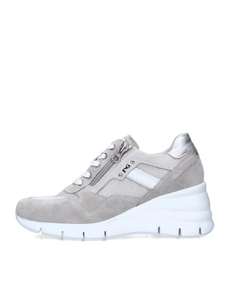 SNEAKERS PLATFORM E306462D DONNA BEIGE