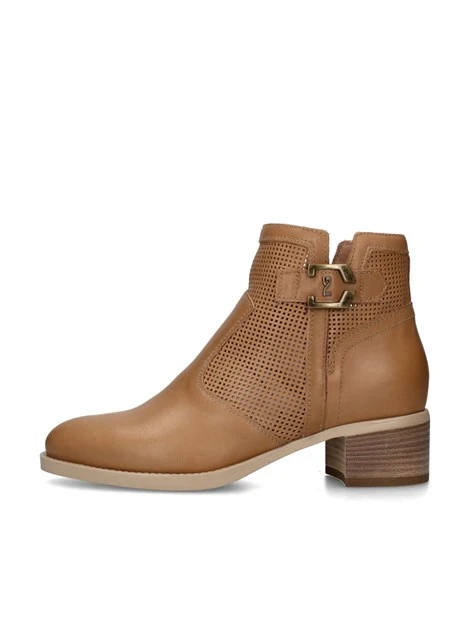 STIVALETTI TACCO ALTO E409710D DONNA CUOIO