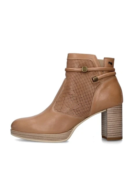 STIVALETTI TACCO ALTO E409730D DONNA CUOIO