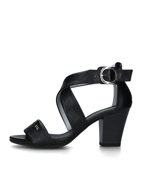 SANDALI TACCO ALTO E410380D DONNA NERO