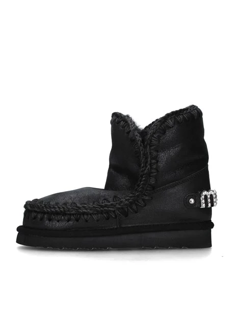 STIVALETTI TACCO BASSO FW101036B DONNA NERO