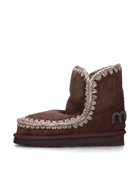 STIVALETTI TACCO BASSO FW101050A DONNA MARRONE