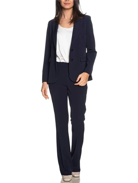 TAILLEUR IN TWILL DONNA BLU