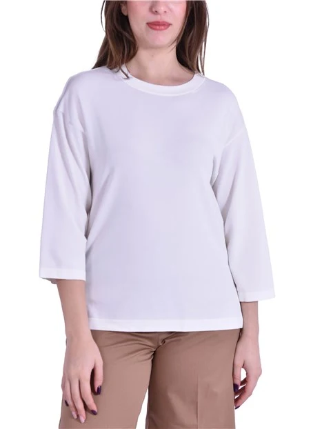 BLUSA IN VISCOSA CONFORTEVOLE DONNA BIANCO