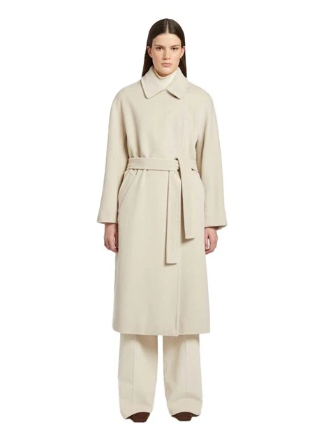 CAPPOTTO LUNGO CON TASCHE DIAGONALI DONNA GRIGIO