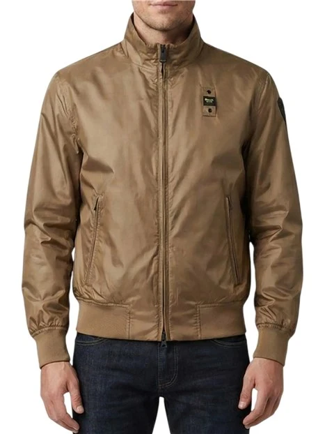 GIACCA MODELLO BOMBER CON COSTINE UOMO MARRONE