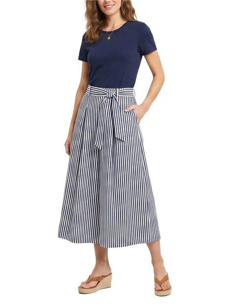 VESTITO LUNGO IN DOPPIO MATERIALE E E CINTURA DONNA BLU