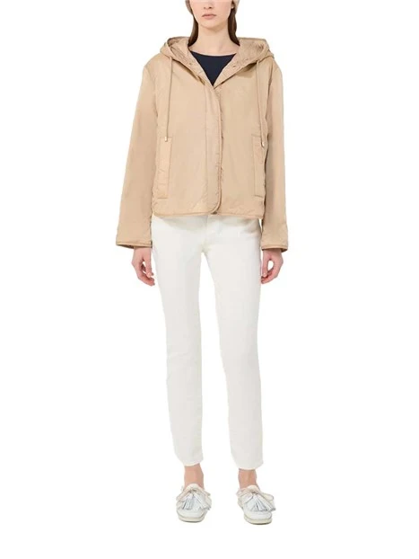 PIUMINO CORTO IMBOTTITO ANTIGOCCIA DONNA BEIGE