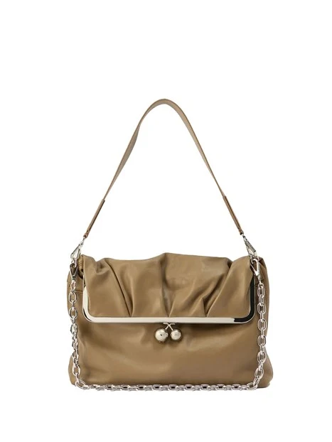 BORSA A SPALLA PASTICCINO WKASLALOM DONNA MARRONE