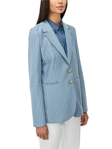 BLAZER CON DUE BOTTONI DONNA BLU