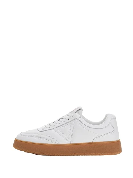SNEAKERS BASSE WHIMOH FMPWIMLEA12 UOMO BIANCO