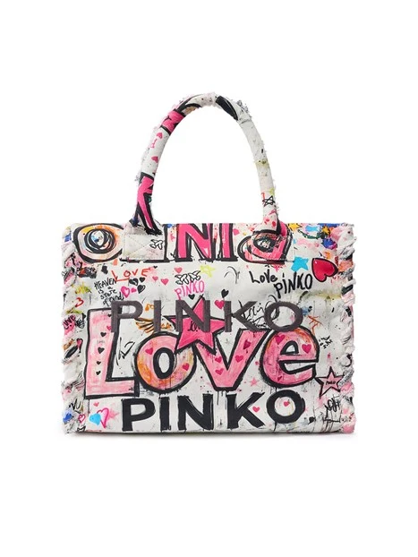 BORSA A MANO 106673A3B6 DONNA BIANCO