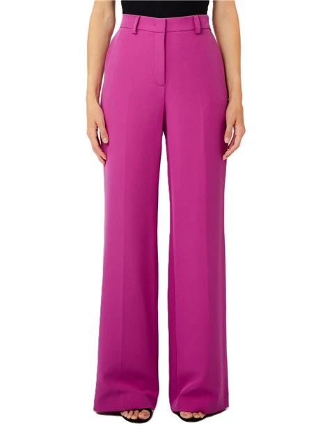 PANTALONI PALAZZO ELEGANTI DONNA ROSA
