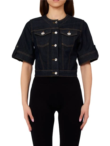 GIACCA CORTA IN DEMIN DONNA BLU JEANS
