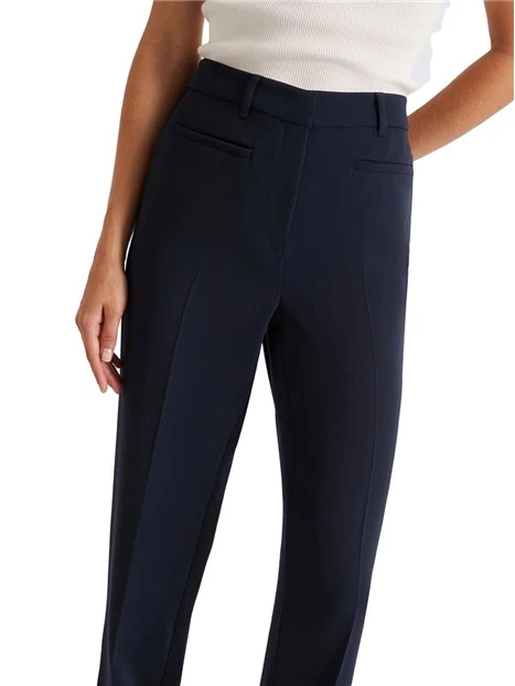 PANTALONI A SIGARETTA CON TASCHE ALLA FRANCESE DONNA BLU