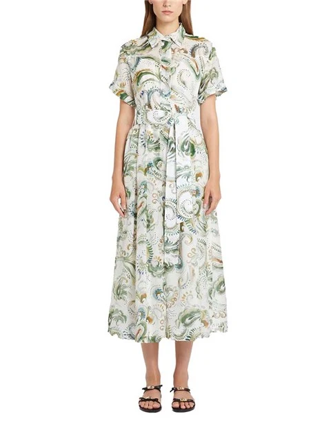 VESTITO LUNGO SVASATO DONNA BIACO