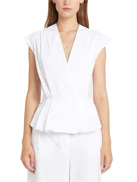 TOP MANICA KIMONO DONNA BIANCO