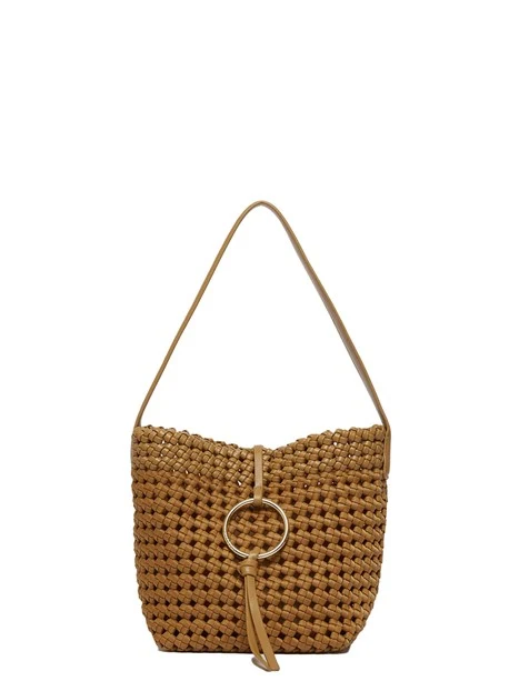 BORSA A SPALLA MLAZAFFO DONNA CUOIO