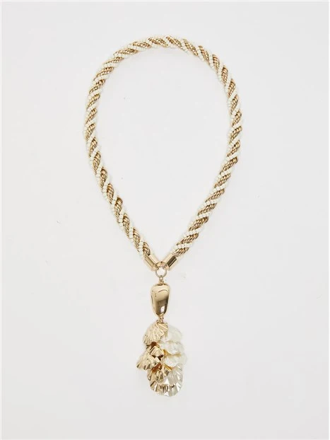 COLLANA CON MADREPERLA DONNA ORO