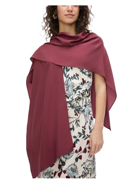 COPRISPALLE IN MISTO SETA DA ANNODARE DONNA BORDEAUX