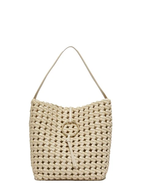 BORSA A SPALLA MLABARCA DONNA BEIGE