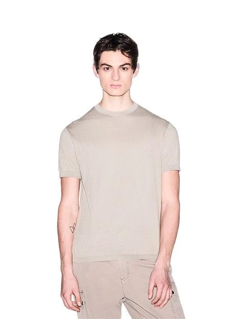 T-SHIRT MANICA CORTA SEMPLICE UOMO GRIGIO