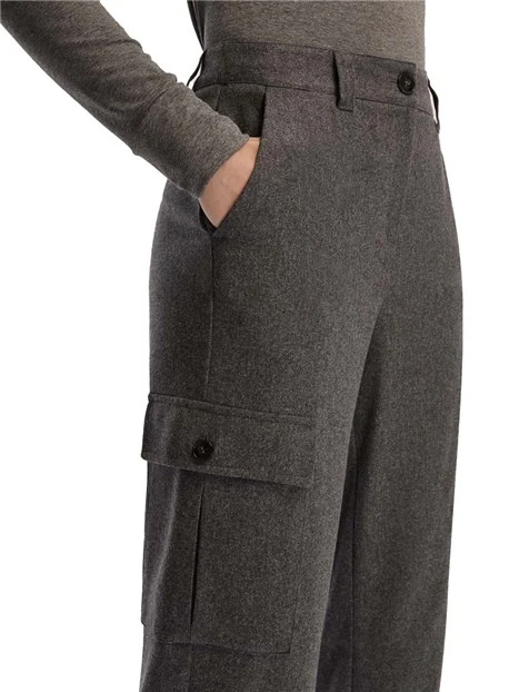 PANTALONI CHINO CON TASCHE LATERALI DONNA GRIGIO