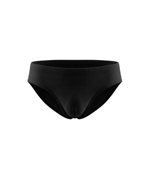 SLIP DA BAGNO CON LOGO POSTERIORE UOMO NERO