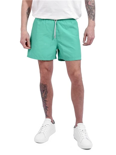 COSTUME BOXER CON COULISSE E FODERA IN RETE UOMO VERDE