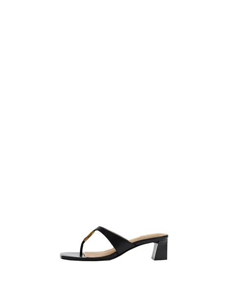 SANDALI BASSI FLJYZALEA03 DONNA NERO