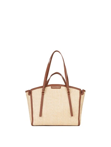 BORSA A SPALLA VBS9R901 DONNA AVORIO/CUOIO