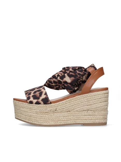 ESPADRILLAS SA6087TX133 DONNA MARRONE