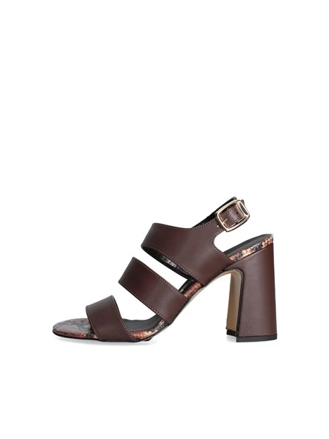 SANDALI 6293F055 DONNA MARRONE