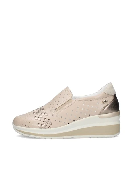 SNEAKERS SLIP ON VVCA101F DONNA BEIGE