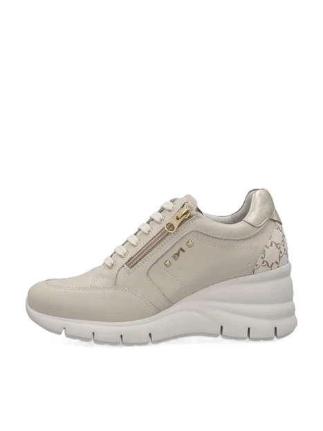 SNEAKERS BASSE E615221D DONNA BEIGE
