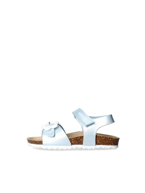 SANDALI BASSI B552RD000NF BAMBINA CELESTE