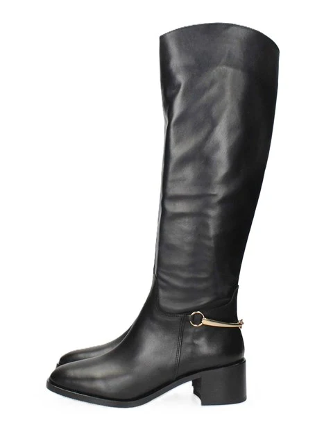 STIVALI TACCO ALTO 3004 DONNA NERO